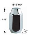 1-Pc Acorn Heat Treated 14mm 1.50 R.H. Lug Nut 1-Pc Acorn Heat Treated 14mm 1.50 R.H. Lug Nut