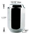 1-Pc Acorn Long 12mm 1.75 R.H. Lug Nut 1-Pc Acorn Long 12mm 1.75 R.H. Lug Nut