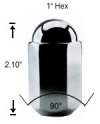 Dualie Acorn 5/8 L.H. Lug Nut Dualie Acorn 5/8 L.H. Lug Nut