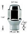ET LUG 3/4" HEX ACORN SEAT 12MMx1.25 Thread ET LUG 3/4" HEX ACORN SEAT 12MMx1.25 Thread