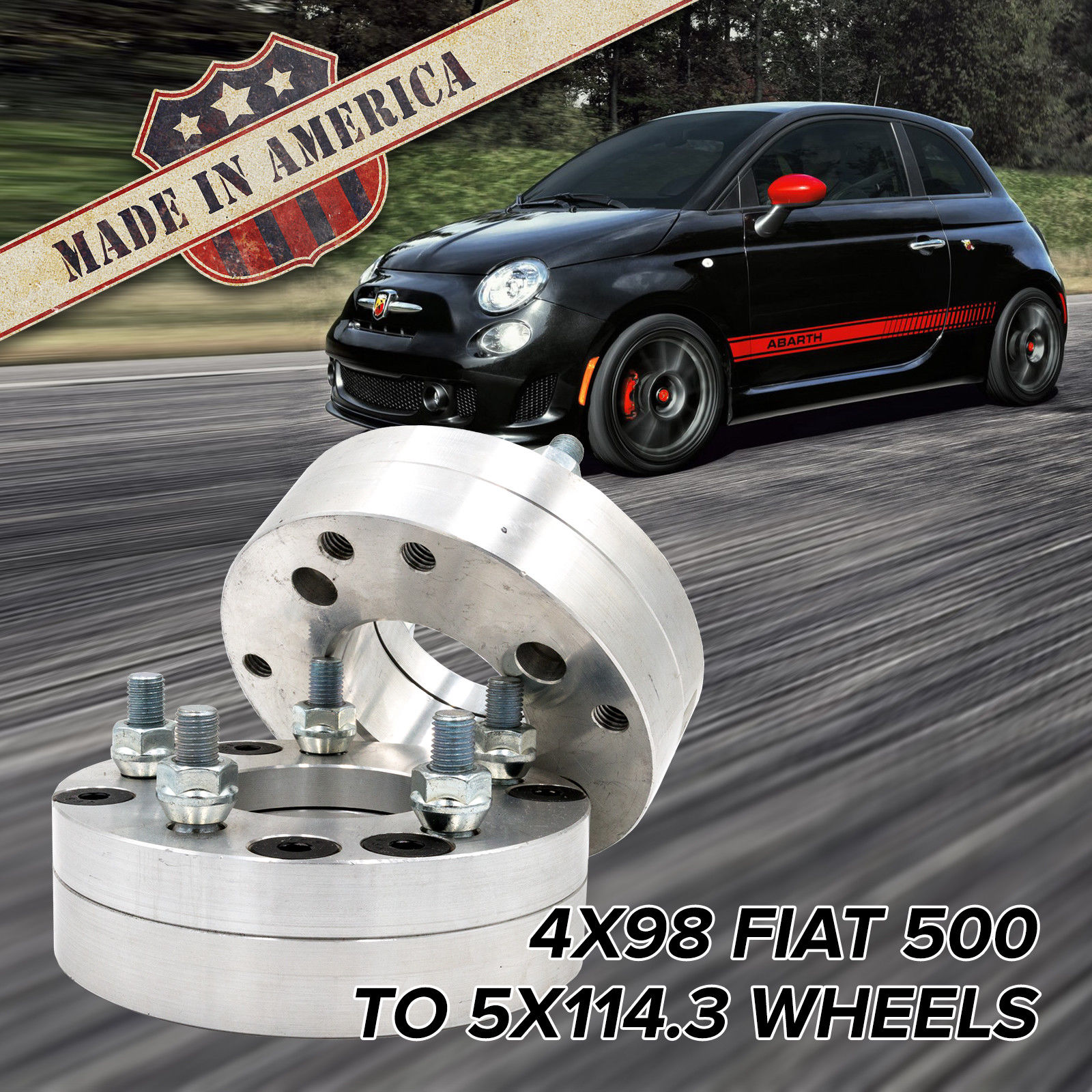 4x98 - 5x4.5 (4 Lug Vehicle to 5 Lug Wheel) | Adapters / 1.75" Spacers 4x98 - 5x4.5 (4 Lug Vehicle to 5 Lug Wheel) | Adapters / 1.75" Spacers