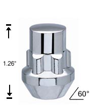 Acorn Wheel Lock Set 7/16 Acorn Wheel Lock Set 7/16