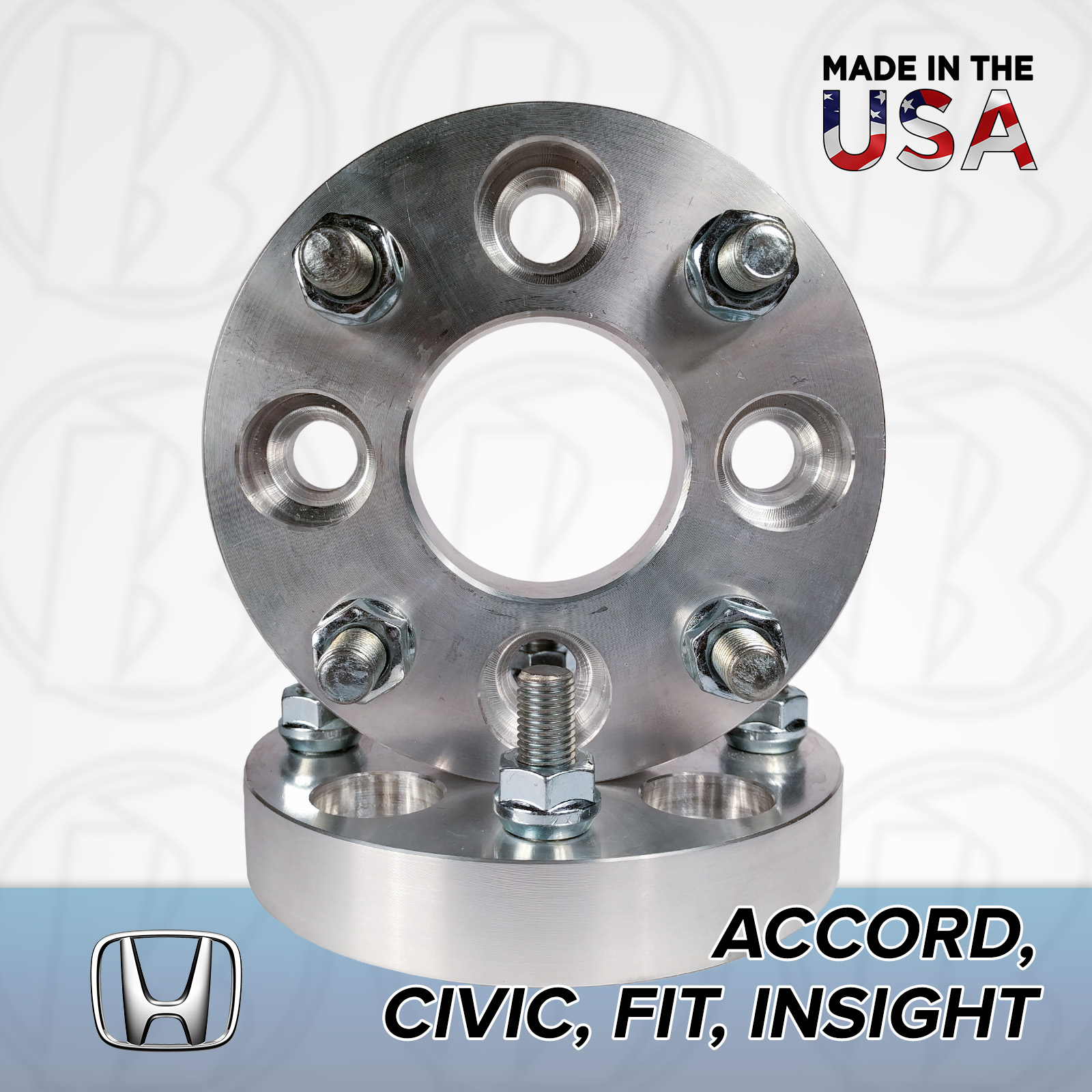 4x100 Honda To 4x4.25 Wheel Adapters / 1" Spacers 4x100 Honda To 4x4.25 Wheel Adapters / 1" Spacers