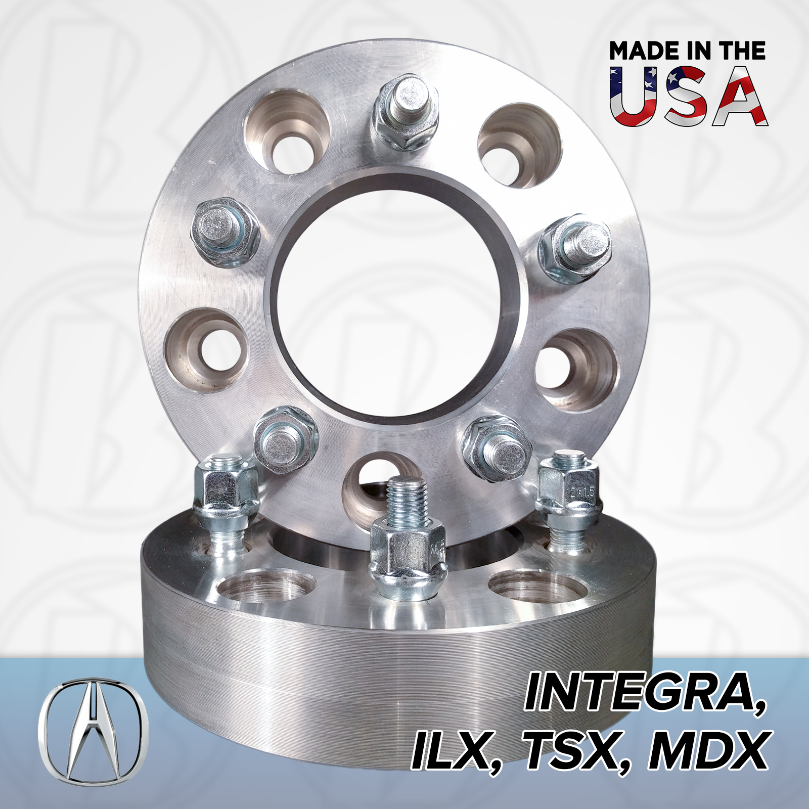 5x4.5 Acura To 5x120 Wheel Adapters / 1" Spacers 5x4.5 Acura To 5x120 Wheel Adapters / 1" Spacers