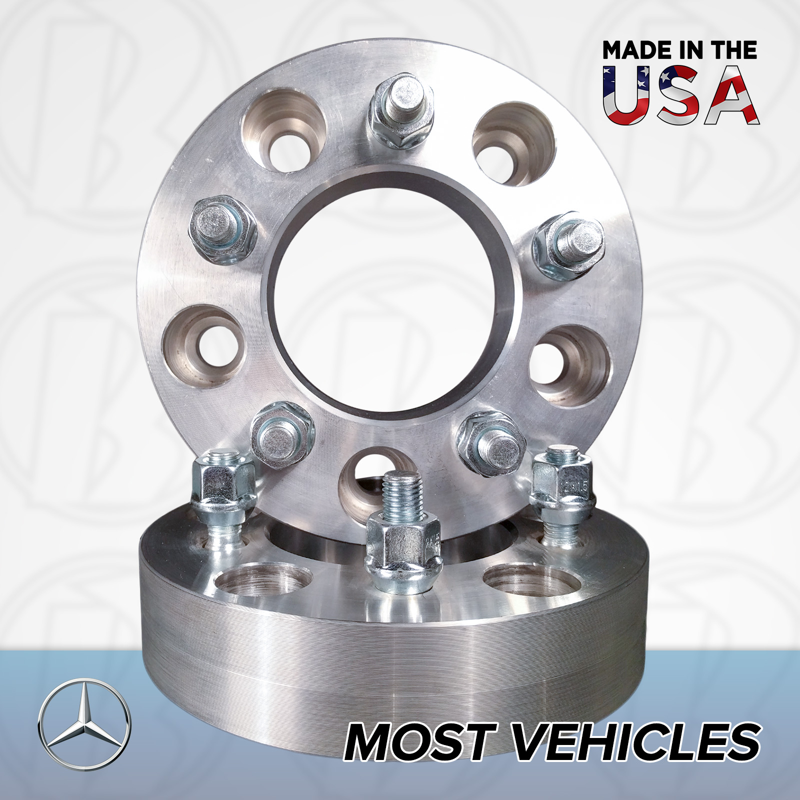 5x112 Mercedes To 5x4.5 Wheel Adapters / 20mm Spacers 5x112 Mercedes To 5x4.5 Wheel Adapters / 20mm Spacers