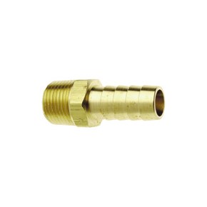 Fitting, Male Barb, 1/2" ID x 3/8" MNPT Fitting, Male Barb, 1/2" ID x 3/8" MNPT