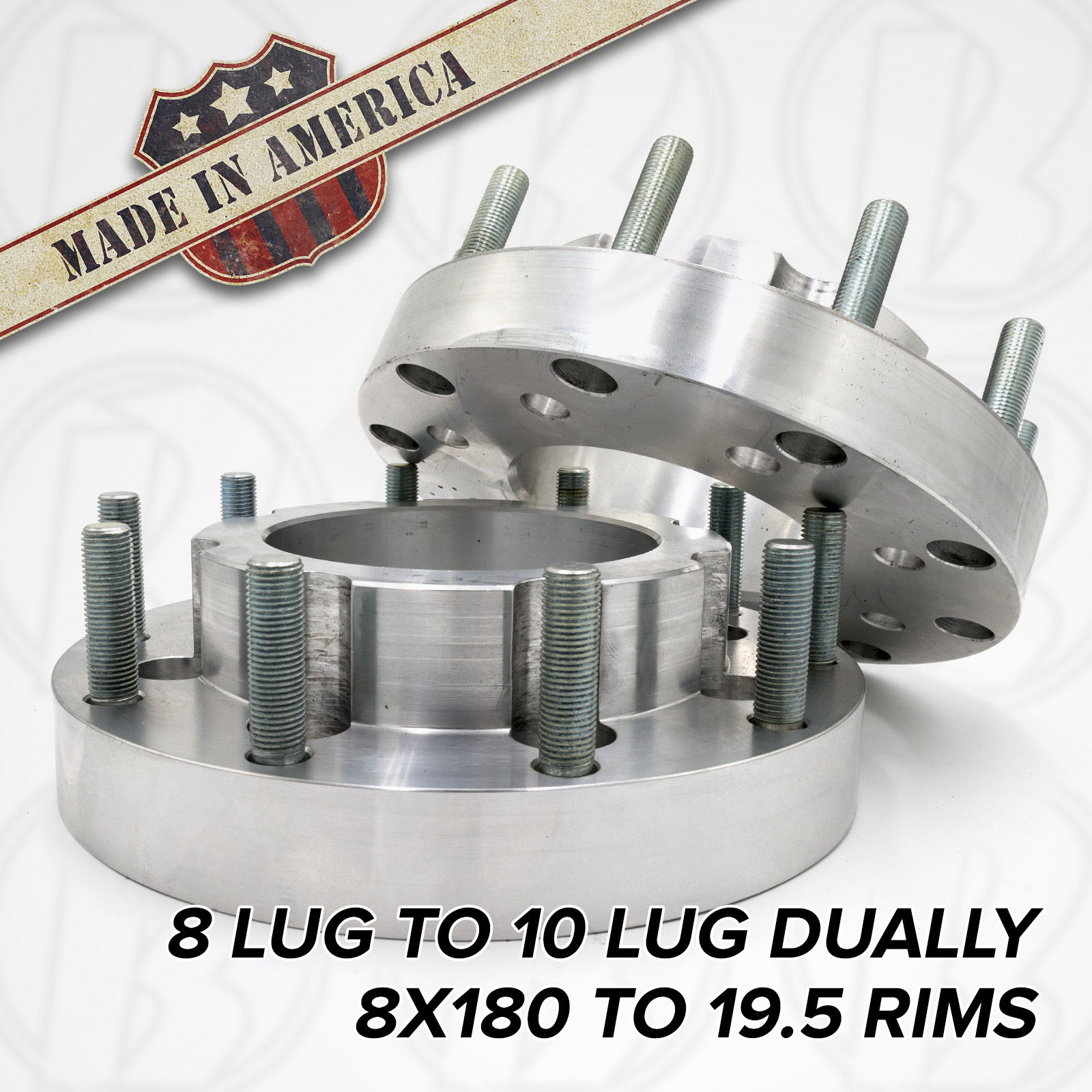 8x180 to 10x225 Wheel Adapter (Dually) 8x180 to 10x225 Wheel Adapter (Dually)