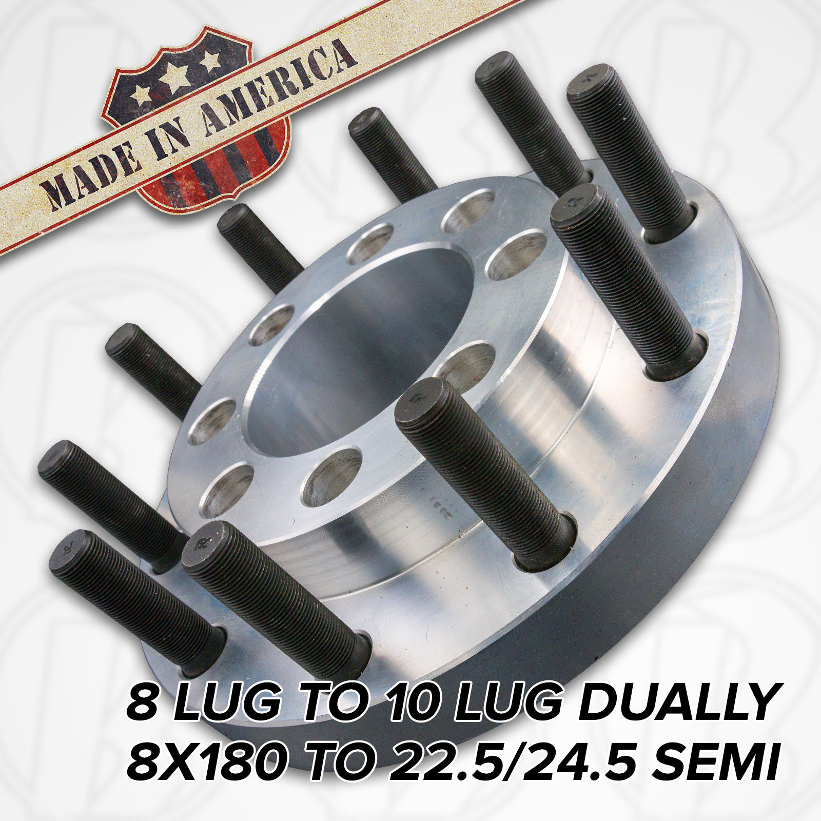 8x180 to 10x285 Wheel Adapter (Dually) 8x180 to 10x285 Wheel Adapter (Dually)