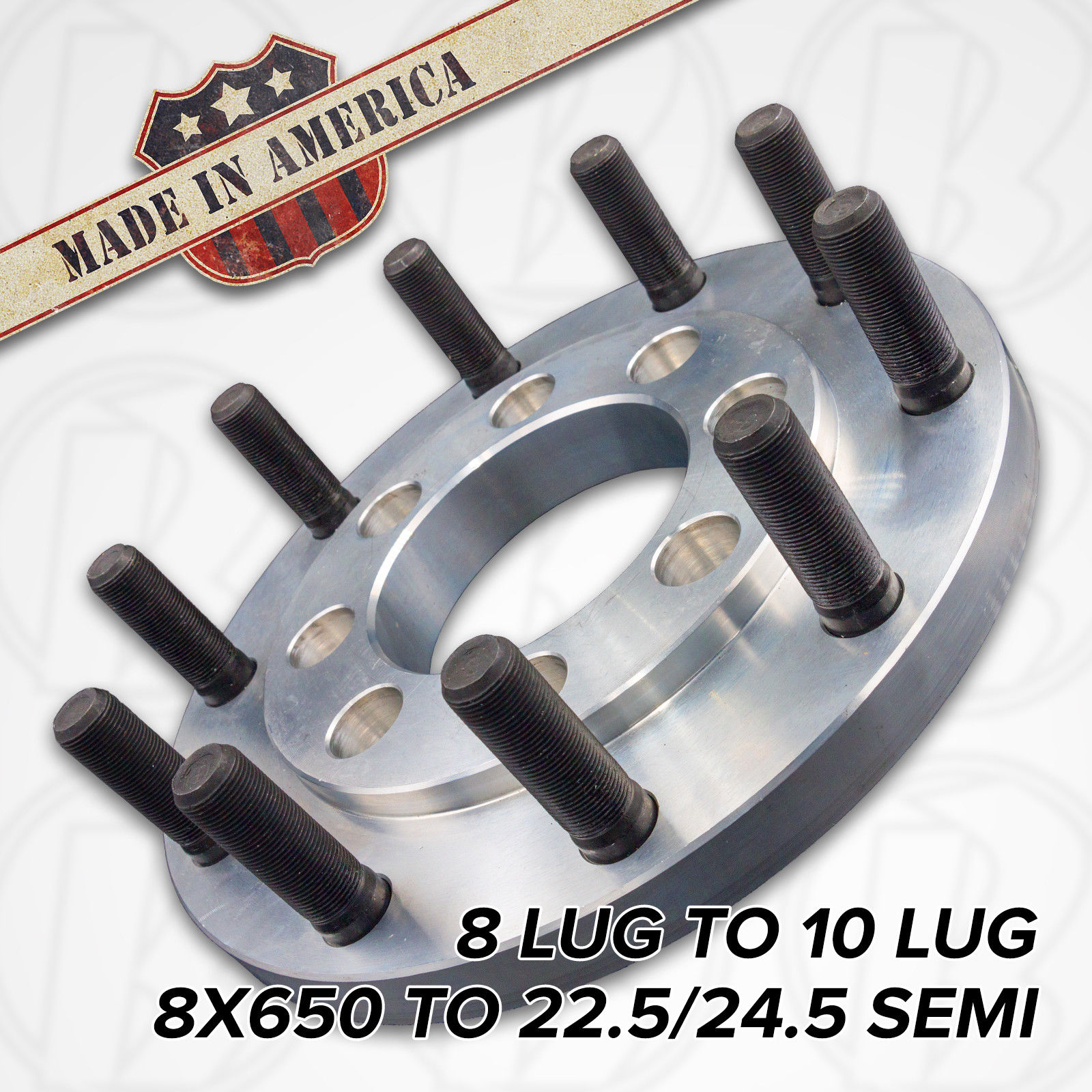 8x6.50 to 10x285 Wheel Adapter (Single Wheel) 8x6.50 to 10x285 Wheel Adapter (Single Wheel)
