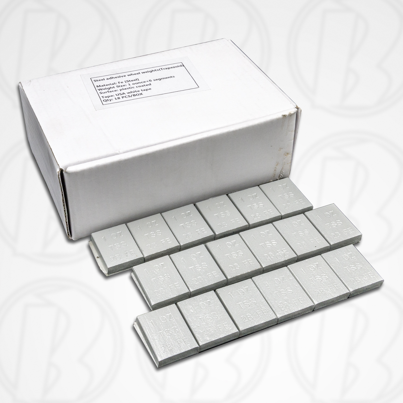 18 Strips | Steel 1 oz Tape Wheel Balancing Weights 18 Strips | Steel 1 oz Tape Wheel Balancing Weights